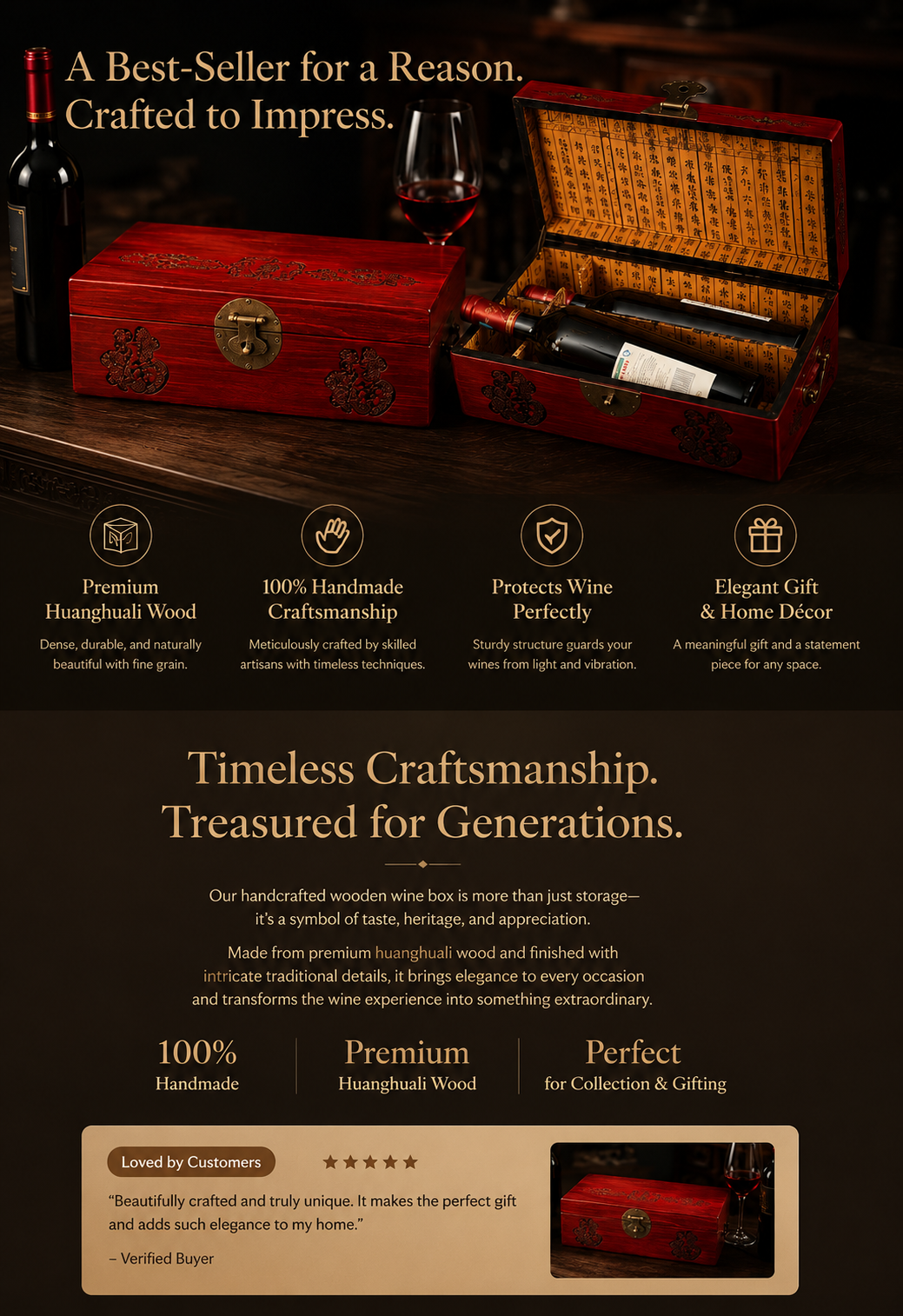 Why Every Wine Lover Needs a Premium Wooden Red Wine Storage Box