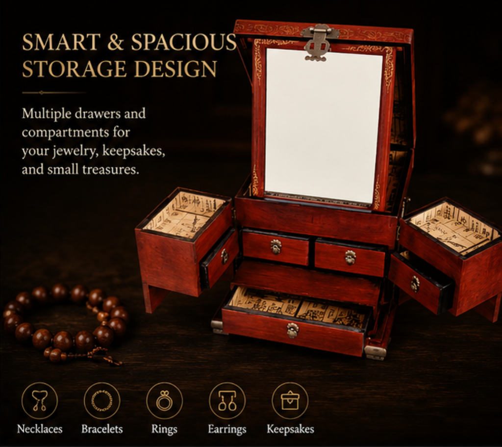 Imperial Rosewood Jewelry Box
