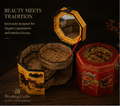 Dragon and Phoenix Pattern Lacquer Dressing Box
