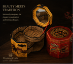 Dragon and Phoenix Pattern Lacquer Dressing Box