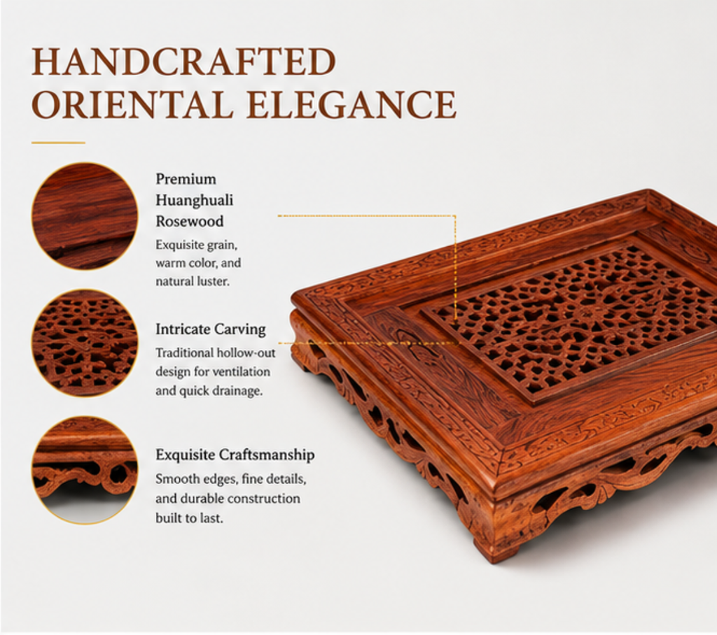 Huanghuali Tea Tray