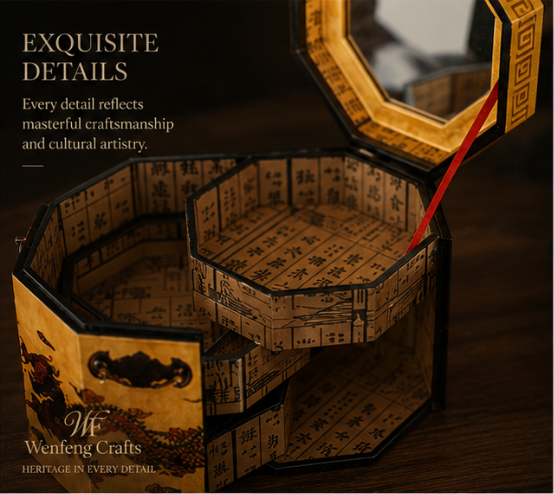 Dragon and Phoenix Pattern Lacquer Dressing Box