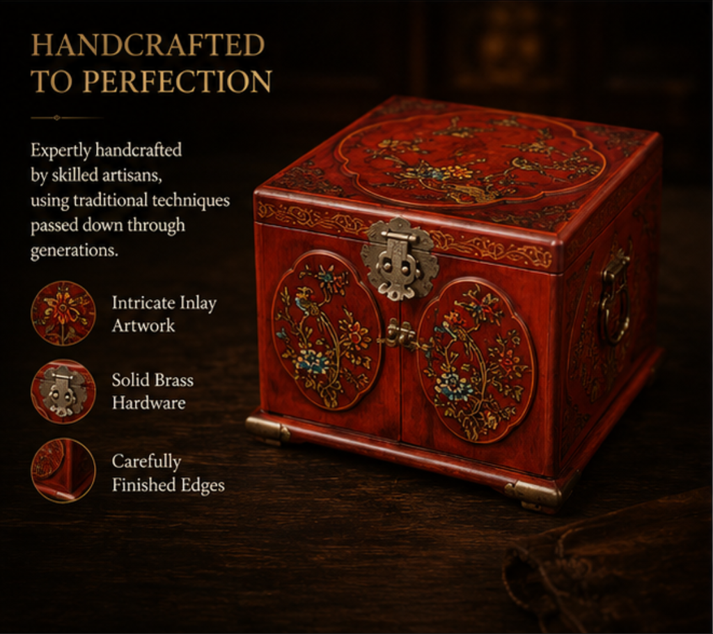 Imperial Rosewood Jewelry Box