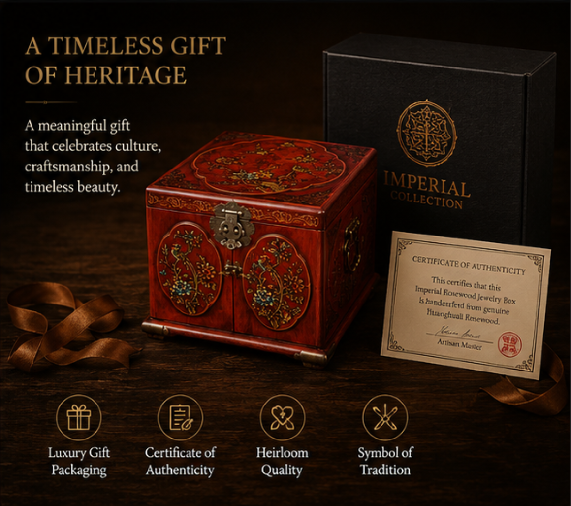 Imperial Rosewood Jewelry Box