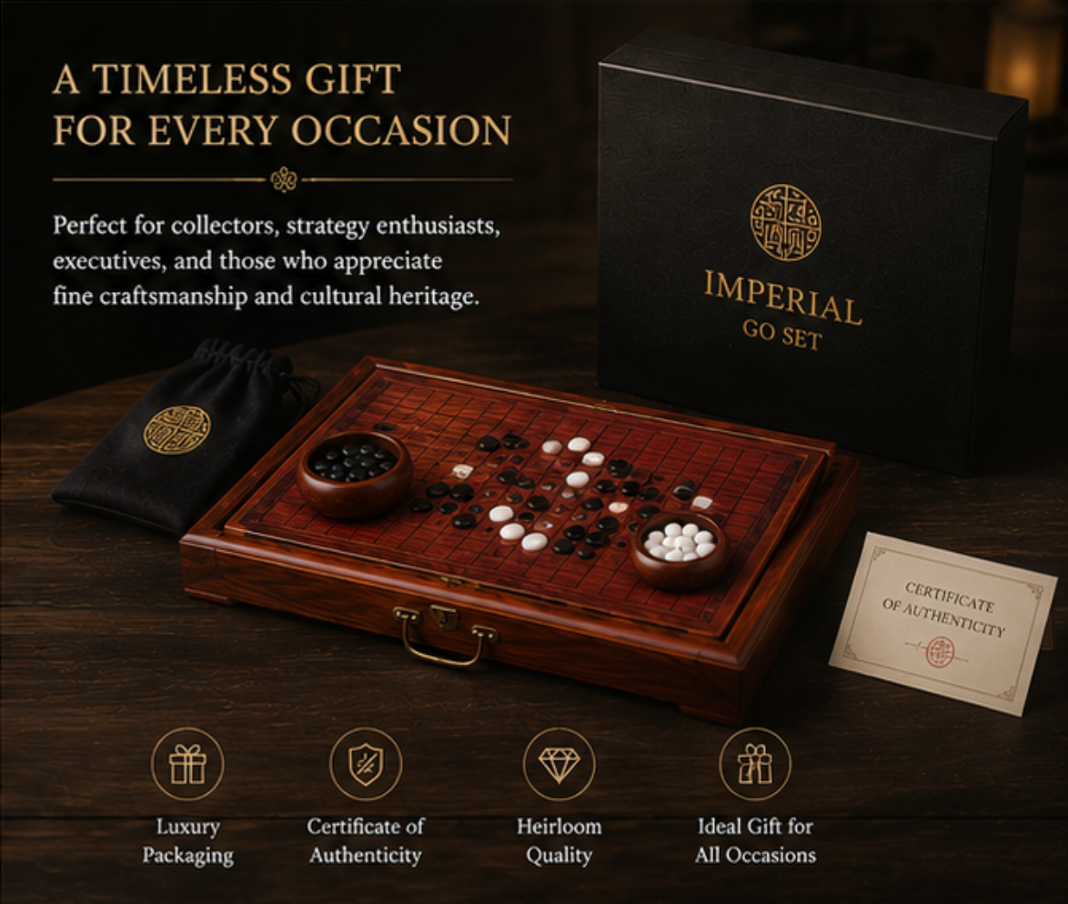 Handcrafted Huanghuali Go Set