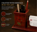 Imperial Rosewood Desk Organizer