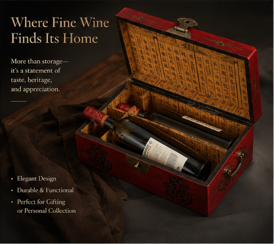 Red wine storage box