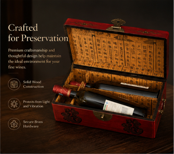Red wine storage box