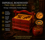 Imperial Huanghuali Two-Tier Carry Box